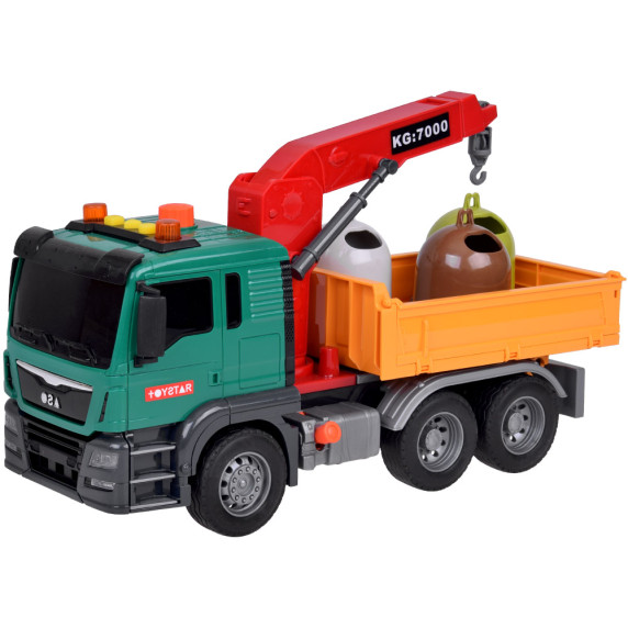 Interaktívne smetiarske auto Inlea4Fun GARBAGE SORTING TRUCK