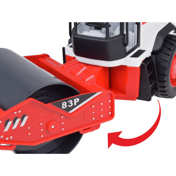 Tractor cu compactor pentru nivelare, interactiv -  Inlea4Fun ROAD ROLLER