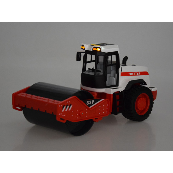 Tractor cu compactor pentru nivelare, interactiv -  Inlea4Fun ROAD ROLLER