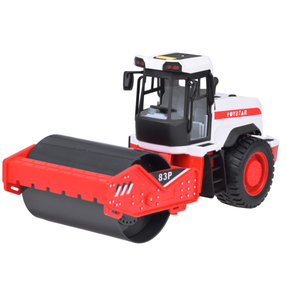 Tractor cu compactor pentru nivelare, interactiv -  Inlea4Fun ROAD ROLLER