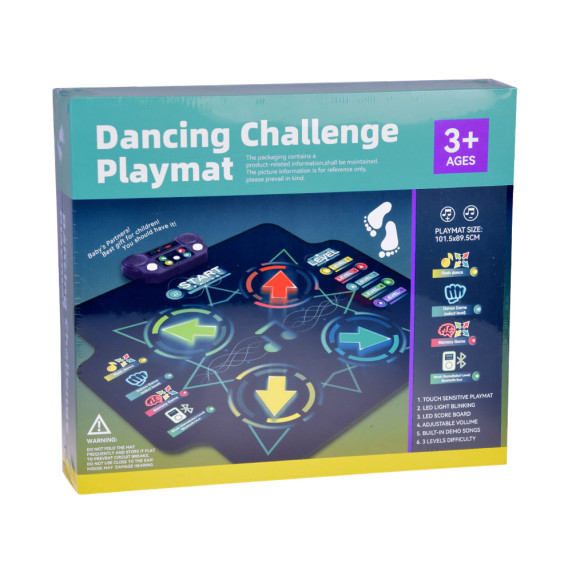 Hudobná tanečná podložka Inlea4Fun DANCING CHALLENGE PLAYMAT