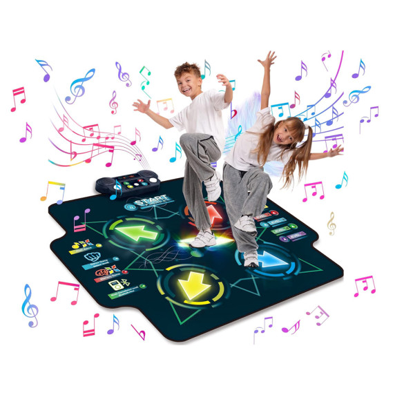 Hudobná tanečná podložka Inlea4Fun DANCING CHALLENGE PLAYMAT