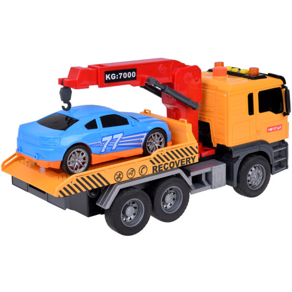 Interaktívna odťahovka s autíčkom Inlea4Fun TOW TRUCK