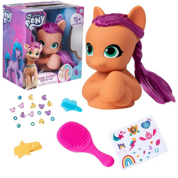 Fésülhető pónifej Hasbro My Little Pony Sunny Starscout