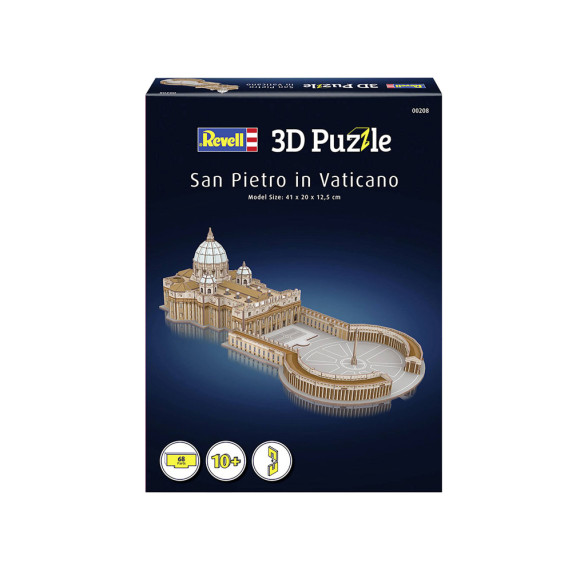 3D térbeli puzzle Szent Péter-bazilika Vatikán 68 darabos REVELL ZA5435