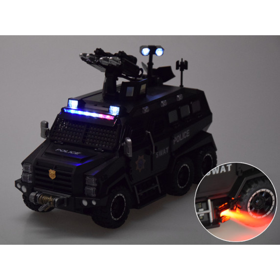 Játék rendőrkészlet tartozékokkal Inlea4Fun CITY SWAT CAR