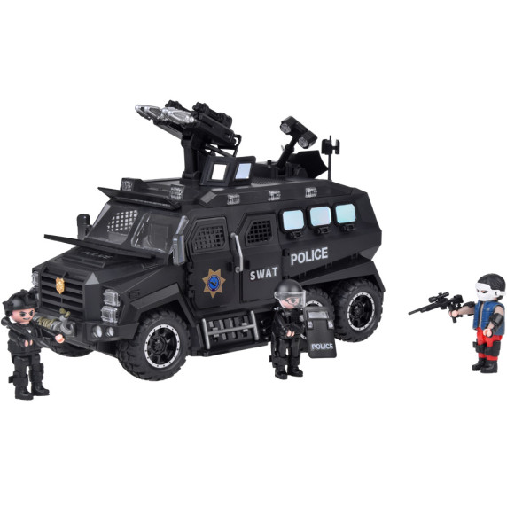 Játék rendőrkészlet tartozékokkal Inlea4Fun CITY SWAT CAR