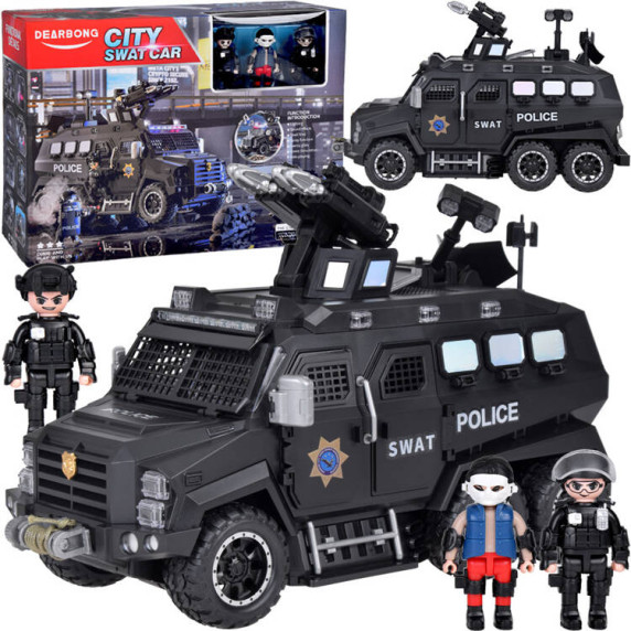 Játék rendőrkészlet tartozékokkal Inlea4Fun CITY SWAT CAR