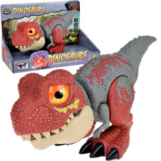 Figúrka Tyrannosaurus Rex so zvukovými a svetelnými efektmi Inlea4Fun DINOSAURS - červený - 