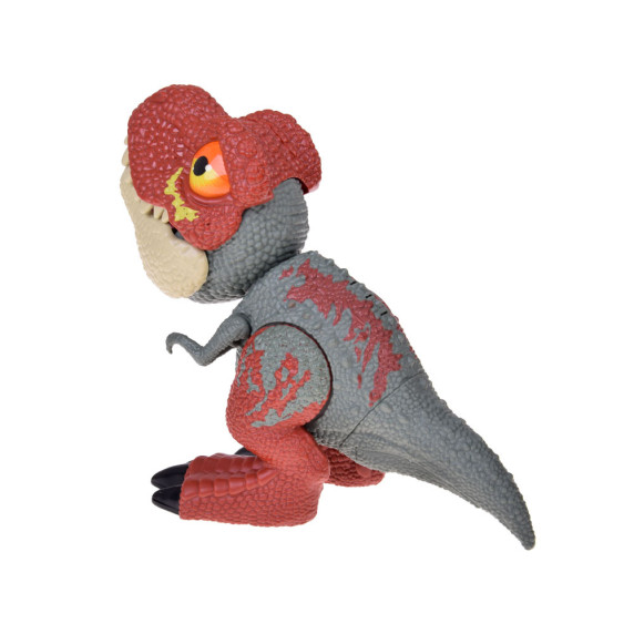Figúrka Tyrannosaurus Rex so zvukovými a svetelnými efektmi Inlea4Fun DINOSAURS - červený