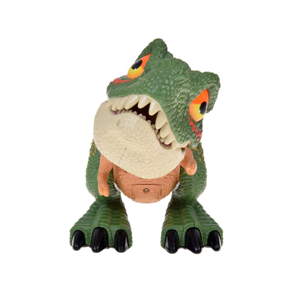 Figúrka Tyrannosaurus Rex so zvukovými a svetelnými efektmi Inlea4Fun DINOSAURS - zelený