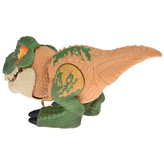 Figúrka Tyrannosaurus Rex so zvukovými a svetelnými efektmi Inlea4Fun DINOSAURS - zelený
