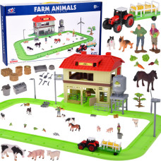 Detská farma, stodola, traktor, figúrky a príslušenstvo 109 prvkov FARM ANIMALS - 