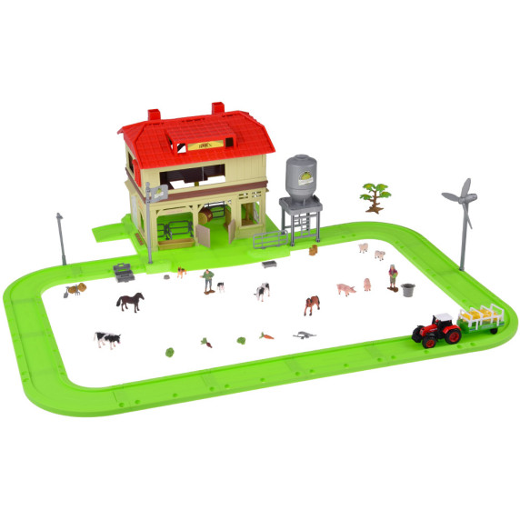 Detská farma, stodola, traktor, figúrky a príslušenstvo 109 prvkov FARM ANIMALS