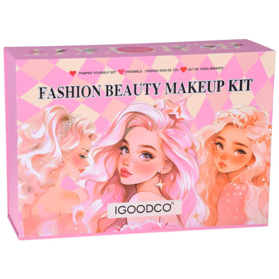 Krabička s kozmetikou a šperkami FASHION BEAUTY MAKEUP KIT