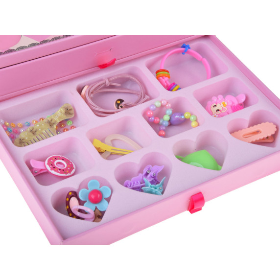Krabička s kozmetikou a šperkami FASHION BEAUTY MAKEUP KIT