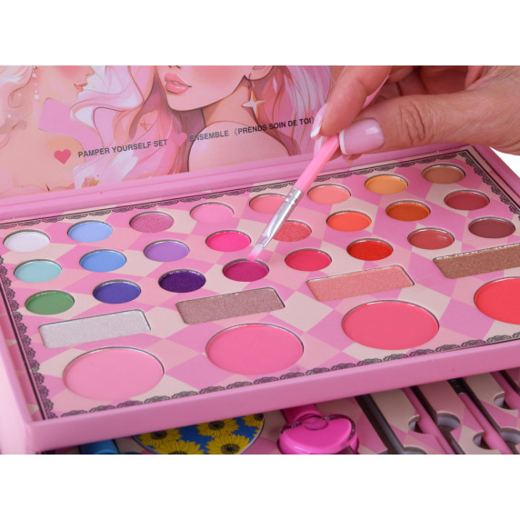 Krabička s kozmetikou a šperkami FASHION BEAUTY MAKEUP KIT