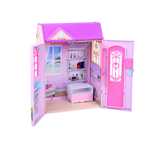 Casă pliabilă cu păpușă și accesorii – ANLILY COLLECTION Dream House