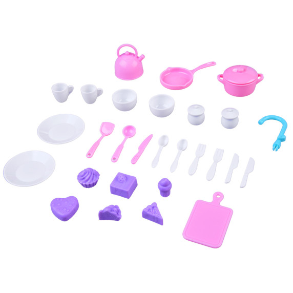 Casă pliabilă cu păpușă și accesorii – ANLILY COLLECTION Dream House