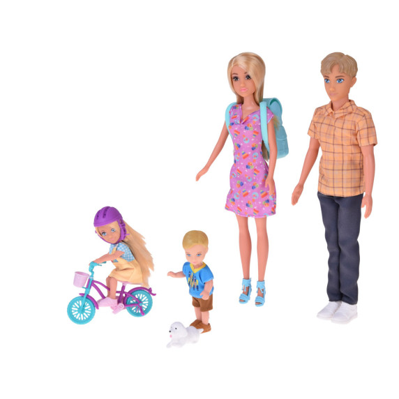 Nagy babakészlet kiegészítőkkel ANLILY COLLECTION Family Series