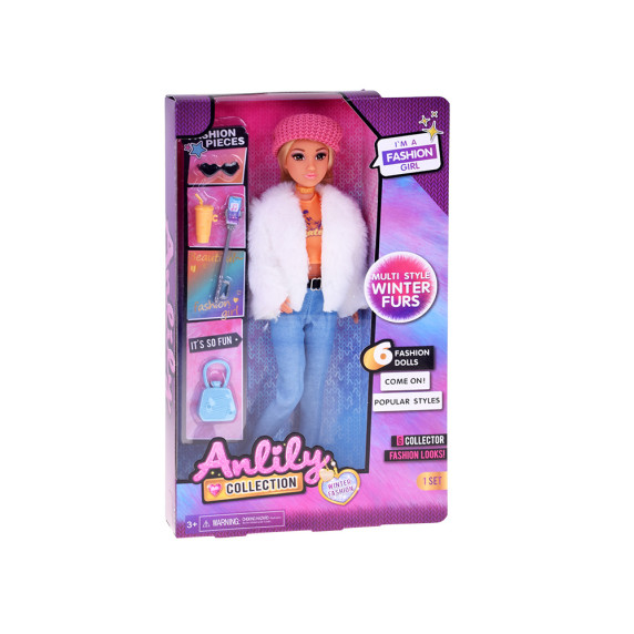 Păpușă Anlily influencer – WINTER FASHION