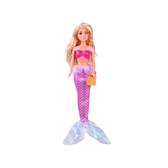 Păpușă Anlily 2 în 1 prințesă și sirenă cu accesorii - MERMAID SERIES