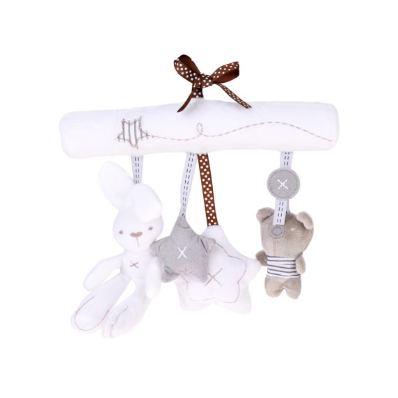 Babakocsira akasztható nyuszi alakú zenélő függődísz INFANT SERIES