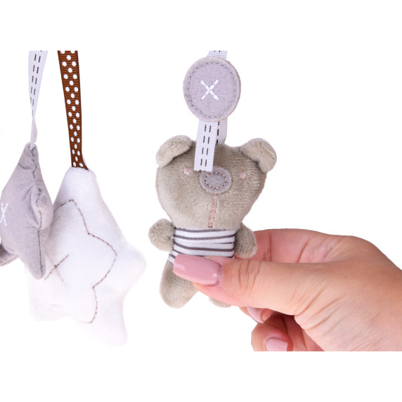 Babakocsira akasztható nyuszi alakú zenélő függődísz INFANT SERIES