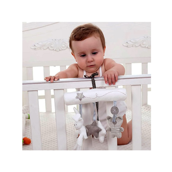 Babakocsira akasztható nyuszi alakú zenélő függődísz INFANT SERIES