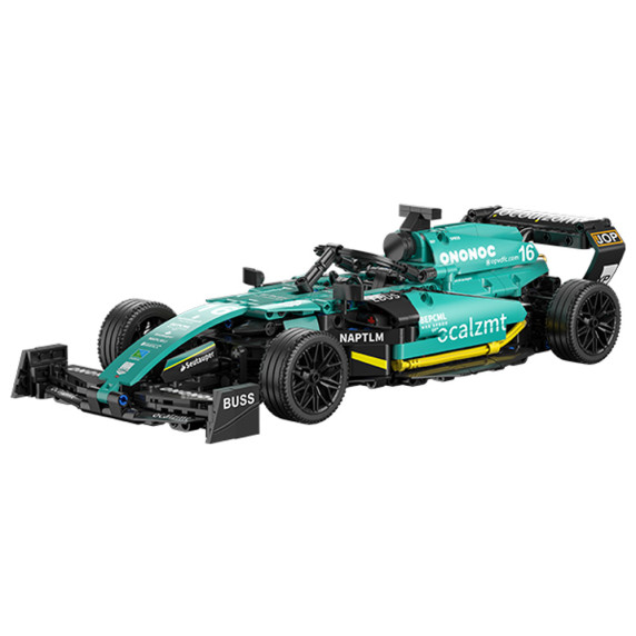 Kreatív építőjáték 2az1-ben versenyautó/helikopter 736 darabos FORMULA RACING