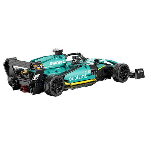 Kreatív építőjáték 2az1-ben versenyautó/helikopter 736 darabos FORMULA RACING