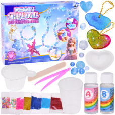 Sada na výrobu kľúčenky a prívesky RESIN CRYSTAL - 