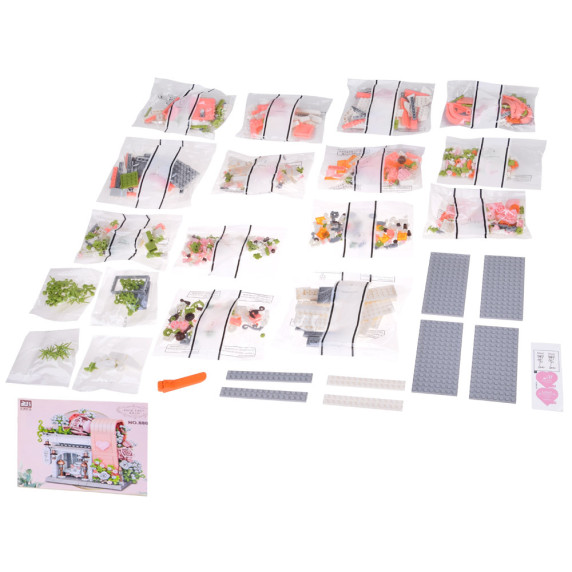 Set de construcție creativ - Sală de nuntă romantică 1047 piese