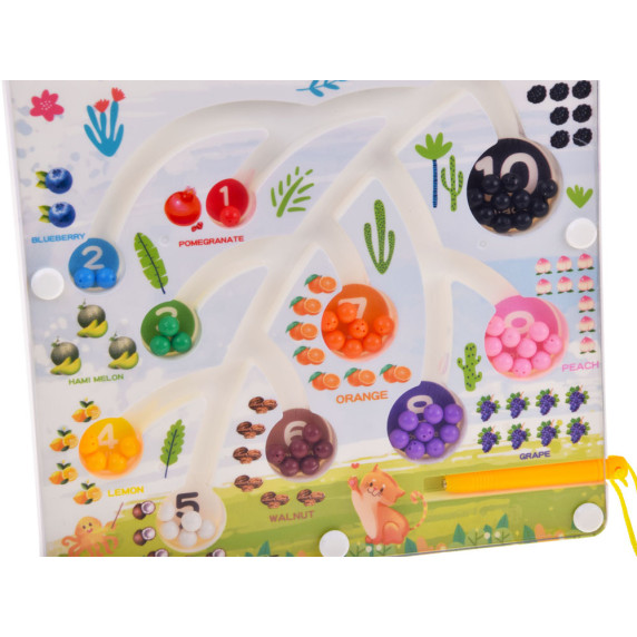 Vzdelávacia magnetická doska s bludiskom Inlea4Fun MAGNETIC MAZE