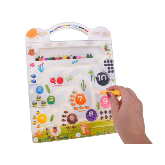Vzdelávacia magnetická doska s bludiskom Inlea4Fun MAGNETIC MAZE