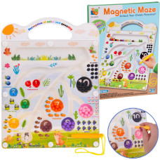 Vzdelávacia magnetická doska s bludiskom Inlea4Fun MAGNETIC MAZE - 