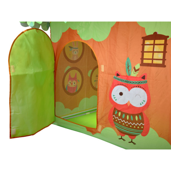 Cort de joacă pentru copii, căsuță pliabilă „Prietenii din pădure” Inlea4Fun PLAY TENT