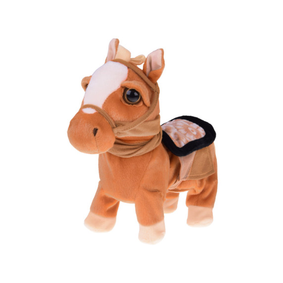 Interaktívny plyšový kôň MY PET HORSE - svetlohnedý