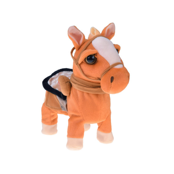 Interaktívny plyšový kôň MY PET HORSE - svetlohnedý