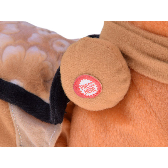 Interaktívny plyšový kôň MY PET HORSE - svetlohnedý