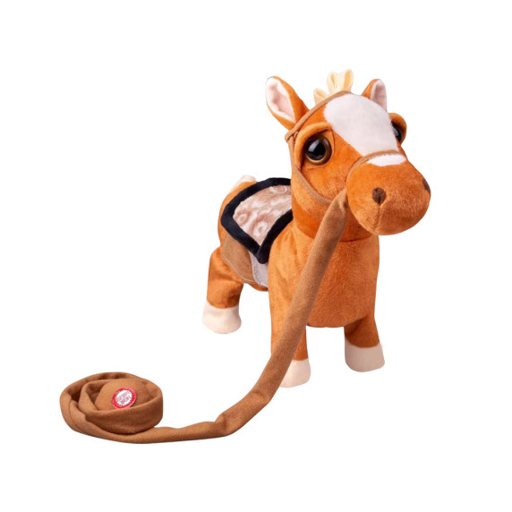 Interaktívny plyšový kôň MY PET HORSE - svetlohnedý
