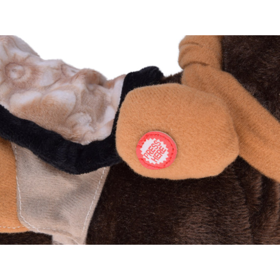 Interaktívny plyšový kôň MY PET HORSE - tmavohnedý