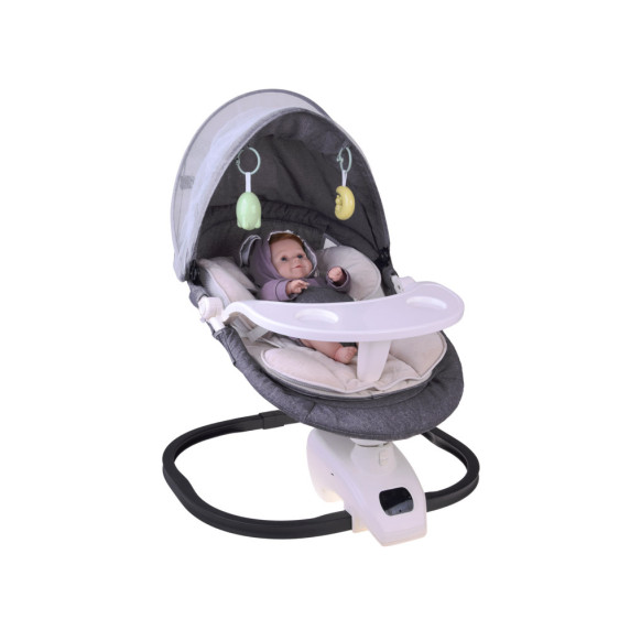 Baba hintafotel 3az1-ben szúnyoghálóval és távirányítóval Inlea4Fun BABY