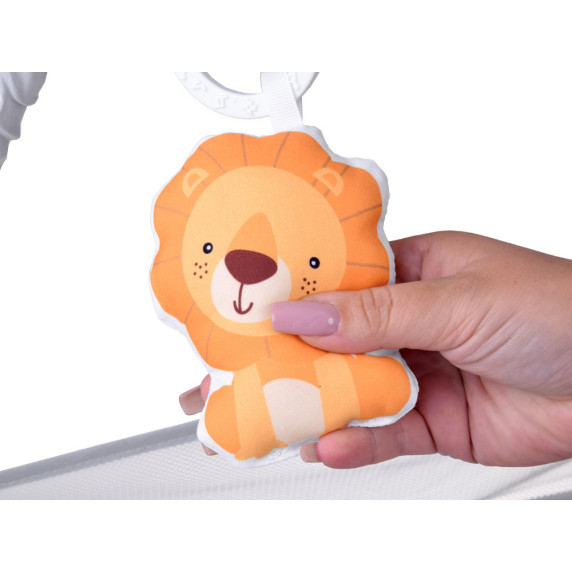 Színes oktató játszószőnyeg kerítéssel és labdákkal BABY PLAY GYM