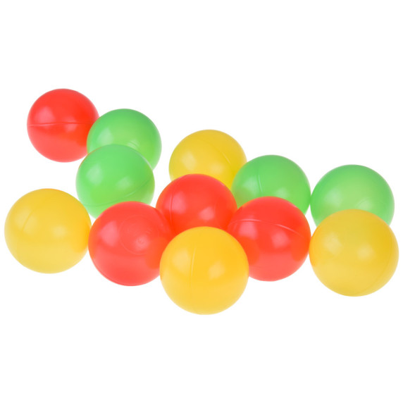 Színes oktató játszószőnyeg kerítéssel és labdákkal BABY PLAY GYM