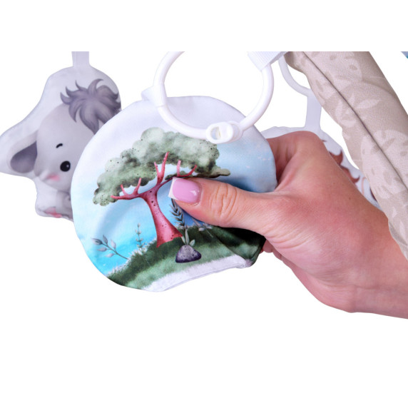 Farebná vzdelávacia podložka so zvieratkami BABY PLAY GYM