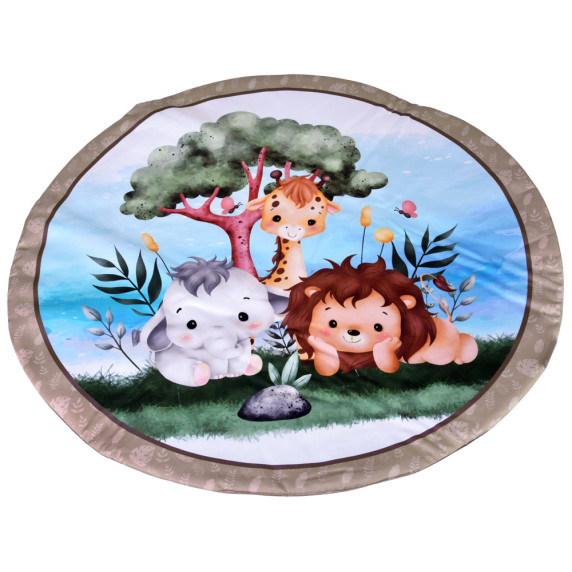 Farebná vzdelávacia podložka so zvieratkami BABY PLAY GYM