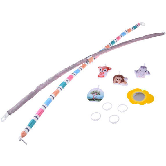 Farebná vzdelávacia podložka so zvieratkami BABY PLAY GYM