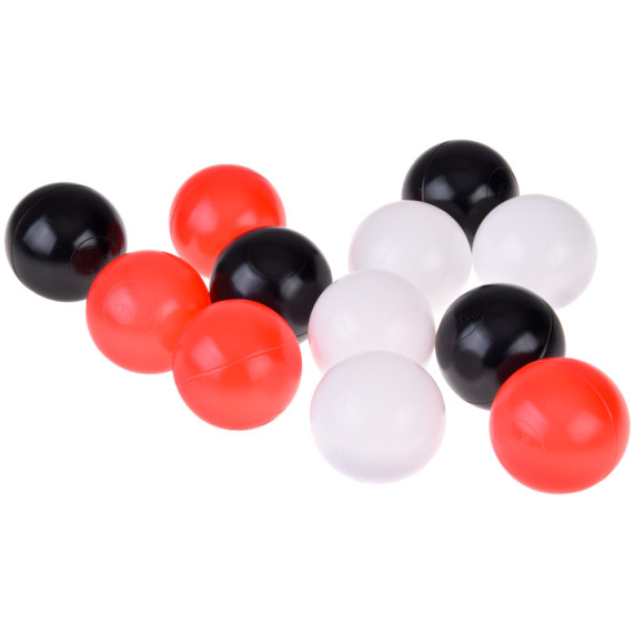 Kontrasztos oktató játszószőnyeg kerítéssel és labdákkal BABY PLAY GYM