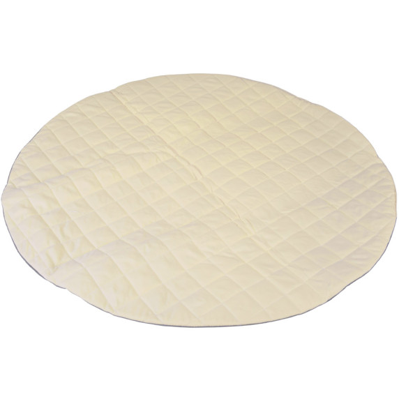 Oktató játszószőnyeg kontrasztos könyvvel BABY PLAY GYM - Bézs